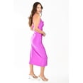 thumbnail image 2 of Vestido midi escote drapeado Roman Fashion /Juvenil, 9301 (Magenta) fucsia oscuro M, 2 of 5