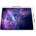 thumbnail image 2 of Purple Galaxy Customized Rectangle Gaming Mouse Pad NonSlip Rubber Base Elevate Your Desk with a Stunning Galactic Design Perfect for Gamers and Space Enthusiasts, 2 of 2