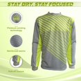 thumbnail image 3 of Camiseta de portero Vizari Arroyo gris/amarillo para adulto, 3 of 6