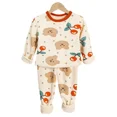 thumbnail image 5 of Traje de abrigo para niños, abrigo de invierno grueso con forro polar, ropa de otoño para bebés y niñas, conjunto de ropa de abrigo para niños y mujeres, 5 of 5