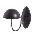 thumbnail image 2 of Decorative Black Metal Vintage Style Wall Mounted Entryway Hat Cap Rack Wig Rack Hanger Display, 2 of 4