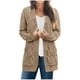 thumbnail image 2 of Cárdigan de moda para mujer, liso, suelto, de manga larga, blusa, cárdigan, abrigo de acrílico para mujer, 2 of 6