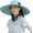 Hn005-tianlan, variant on Wide Brim Sun Hat for Men Women UV Protection Ventilated Summer Hats for Fishing Hiking Garden Beach