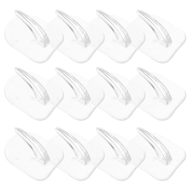 unbranded 80Ud Gancho Adhesivo Transparente Reutilizable Para Cocina Y Oficina