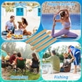 thumbnail image 6 of 4 Packs Straw Beach Mat 20 * 70 inch Waterproof Non Slip Straw Mat Foldable Lightweight Picnic Mat for Camping Sunbathing Picnic Floor Yoga, 6 of 7
