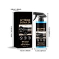thumbnail image 2 of Automotive Interior Cleaner, 120ml Car Upholstery Cleaner for Deep Stain Removal, Safe Non-Toxic Formula, Versatile Use for Seats, Dashboards, and Carpets, 2 of 9