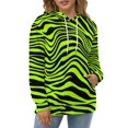 thumbnail image 4 of Zebra Animal Pattern Men's Women Vintage 3D Hooded Sweatshirt - All-Season Loose Fit Streetwear, 4 of 6
