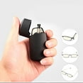 thumbnail image 3 of Red Antenna Extendable Rectangle Reading Glasses +2.00 Folding Mini Presbyopic Glasses Metal Portable Spring Hinge Readers with Case, 3 of 6