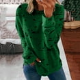 thumbnail image 1 of Qiopertar Mode Femmes Imprimé Manches Longues Confortable Respirant Col Rond Chemise Hauts Liquidation Livraison Gratuite à Moins de 5$ jusqu'à 90 % de Réduction, 1 of 7