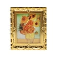 thumbnail image 1 of 1:12 Scale Dollhouse Wall Mural Frame Ornament Resin Vintage Style Picture Frame Flowerpot, 1 of 8