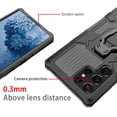 thumbnail image 5 of Dteck Samsung Galaxy S22 Ultra Case, Kickstand Military Grade Hard Plastic Hybrid Rugged Heavy Duty Anti-Fall Bumper Phone Cover with Belt Clip for Samsung S22 Ultra Case,Gray, 5 of 7