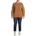thumbnail image 5 of Terra & Sky Women's Plus Size Layered Sweater, Midweight, 5 of 5