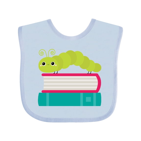 Inktastic Bookworm Future Reader Books Boys or Girls Baby Bib