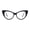 Black, variant on Classic Gothic True Cat Eye Frame Blue Light Filtering Computer Glasses Red