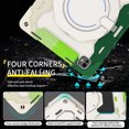 thumbnail image 2 of FJLBDE Case for iPad Pro 13 Inch (M5) 2025 / (M4) 2024 with 360 Kickstand, Shoulder Strap Carrying Protective Cover, Multicolor Green, 2 of 6