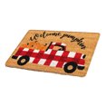 thumbnail image 1 of Bewildely Alfombras con letras de dibujos animados, alfombra protectora para sala de estar de Halloween, no tóxica, lavable, decoración de casa, Kits de decoración para fiestas No.2 Bewildely HA045781-02, 1 of 6