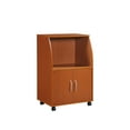thumbnail image 2 of Hodedah Mini Microwave Cart, Cherry, 2 of 4