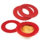 thumbnail image 1 of Set de 4 unidades de silicona Mini Pie Pan Shields Norpro, 6 pulgadas, color rojo, 1 of 5