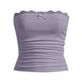 thumbnail image 2 of Ladies' Lace Patchwork Strapless Tube Top - Casual Fashion Polyester Blouse for Daily Wear, 2 of 3