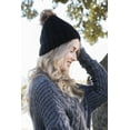 thumbnail image 2 of Basic Ribbed Pom Beanie, 2 of 9
