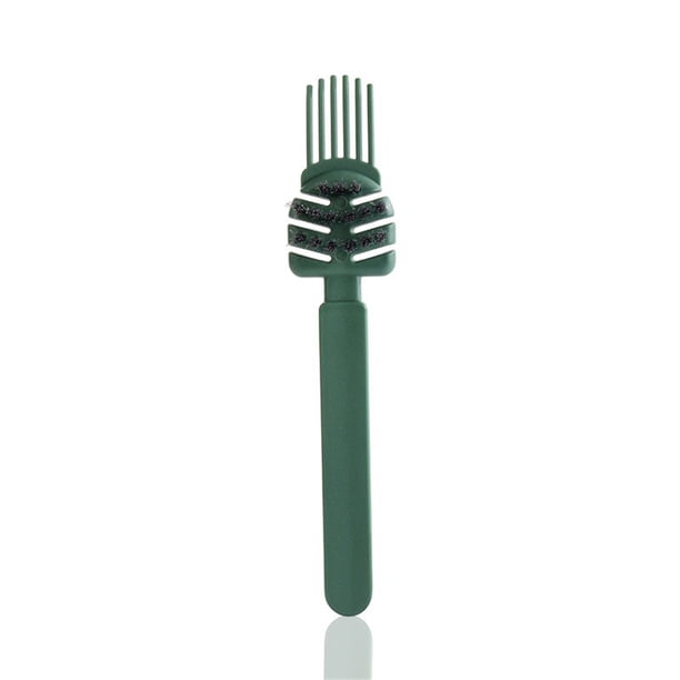 Soidarity Peluquería para el hogar, cepillo para peinar, cepillo antideslizante para limpieza de grasa, herramientas de cepillado, accesorios Cuidado del cabello Verde