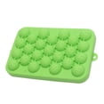 thumbnail image 1 of 25 Grid Mini Ice Maker Silicone Round Ice Cube Tray with Lid,Mini Ice Cube Trays Small Tiny Round Crushed Ice Trays for Freezer Chilling Drinks Coffee Juice, 1 of 7
