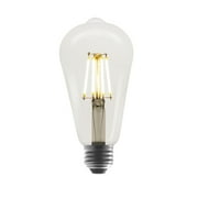 Better Homes & Gardens ST19 Vintage LED Light Bulb, 40 Watts Equivalent, 5 Watts Efficient, Dimmable, 2700K, Soft White, Clear Finish - 2 Pk