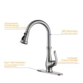 thumbnail image 6 of Boyel Living 3-function single-handle pull-down spout kitchen faucet, 6 of 9