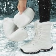 thumbnail image 5 of Women's Boots Winter Boots Insulated Lined Outdoor Cold Weather Thermal Comfortable Traction Sole, 5 of 8