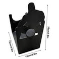 thumbnail image 2 of Wine Bottle Holder Metal Tabletop Wine Racks Countertop Single Bottle Wine Display Stand Dinning Table Decoration Wine Storage for Kitchen Home Bar Novelty Gift (Black), 2 of 7