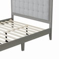 thumbnail image 6 of Solid Wood Platform Upholstered Headboard Queen Bed, 6 of 10