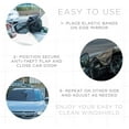 thumbnail image 5 of Oxgord Windshield Snow Cover Black Car Shade Ice Removal Winter Summer Universal Fit (Front Cover) (WSSC-01), 5 of 8