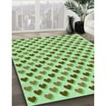 thumbnail image 3 of Ahgly Company Machine Washable Indoor Round Transitional Olive Drab Green Area Rugs, 5' Round, 3 of 7