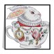 thumbnail image 2 of 14CT estampado de dibujos animados DIY impresión punto de cruz lienzo costura decoración del hogar regalos FLhrweasw Nuevo, 2 of 9