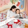 thumbnail image 5 of Manfei Cartoon Christmas Ball 7-Piece Twin Bedding,Xmas Holiday Season Bedding Comforter Set,Xmas Reversible, 5 of 7