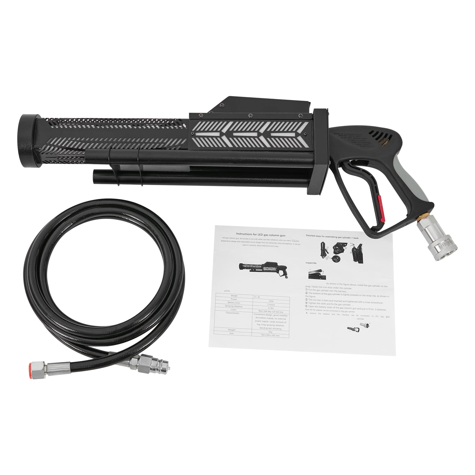 50W 12V CO2 LED Fog Machine with Lights Modern Handheld Fog Machine