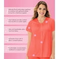thumbnail image 3 of Exquisite Form 90107 Nylon Tricot Short Sleeve Matching Pajama Set, 3 of 5