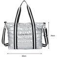 thumbnail image 7 of Kukuzhu Large Puffy Tote Bag for Women Lightweight Quilted Cotton Padded Shoulder Bag Winter Down Handbag Crossbody Bag, 7 of 7
