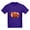 Purple, variant on - Turkey Football T Shirt - Dark T-Shirt Kids XS-XL