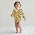 thumbnail image 4 of Sigee Vintage White Yellow Sunflower for Baby Unisex Baby Cotton Long-Sleeve Bodysuits Soft Cotton, Breathable-2 Years, 4 of 6