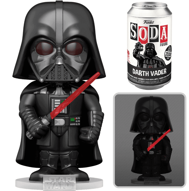 Onhandig Zo veel Symposium Funko Star Wars Darth Vader Vinyl Soda Figure w/ Chance of Chase -  Walmart.com