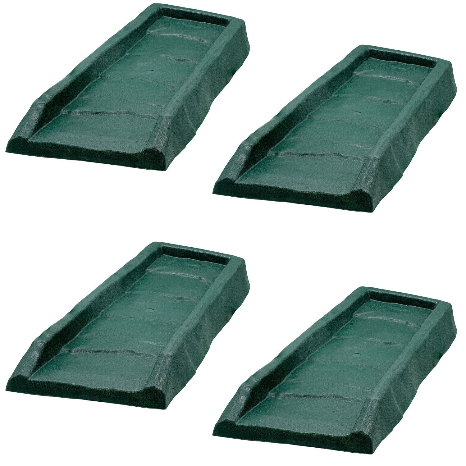 Green Downspout Splash Block Rain Gutter Extender Decorative Stone