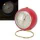 thumbnail image 4 of Reloj Despertador Retro Silencioso Decorativo Base De Anillo Redondo Pequeño Despertador De Cuarzo Con Luz Nocturna Ambiental Para Dormitorio, 4 of 7