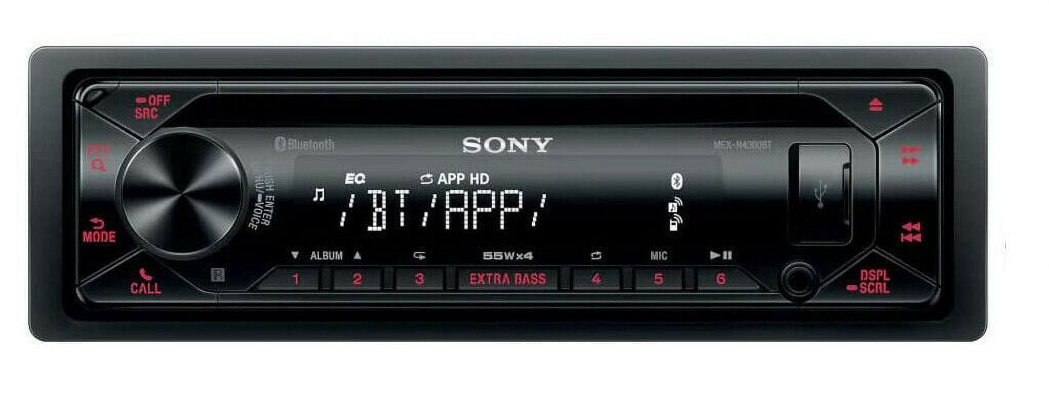 Sony MEX-N4300BT 1-DIN Car Stereo In-Dash CD USB AUX Receiver w/ Dual Bluetooth