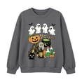 thumbnail image 3 of Halloween Sweatshirts Ghost Sweatshirts Vintage Halloween Sweater Cute Halloween Outfits Oversized Sweater Spooky Season Sweatshirt Work Sweaters Pullover Sweaters Casual Sweaters, 3 of 4