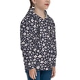 thumbnail image 3 of Disketp Daisies Flowers Youth Hoodie Sweatshirt for Boys Girls Kids Pullover Hooded Classic Casual Essentials Hoodie-X-Large, 3 of 6