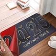 thumbnail image 4 of Yiaed 2025 New Year 2 Print Flannel Doormat Mat Outdoor Indoor Door Mats,Welcome Matt Outdoor Front Door Mat Doormat Outdoor Mat Outdoor Mat,16"x24", 4 of 7