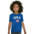 thumbnail image 5 of USA Patriot 4th of July Memorial Day Crewneck T Shirts Boy Girl Teen Brisco Brands S, 5 of 6