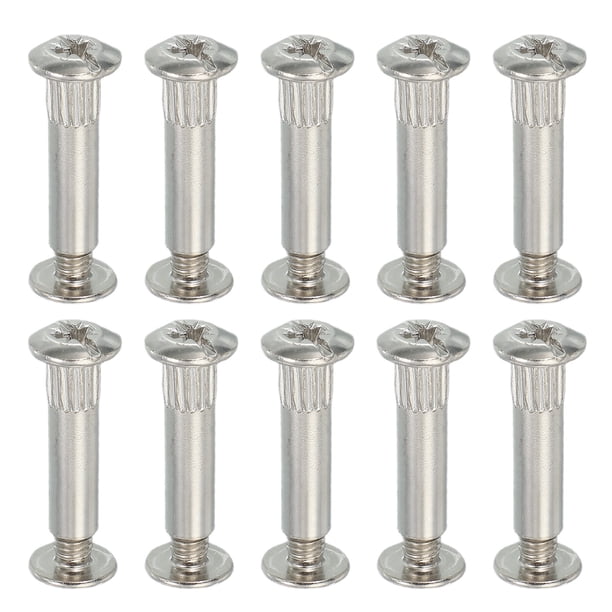 Uxcell 10Pcs M8 x 29mm Poste de tornillo de unión para agujero de 5/16"