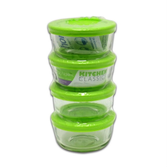 FOOD STORAGE 8PC 1CUP (Pack of 4)